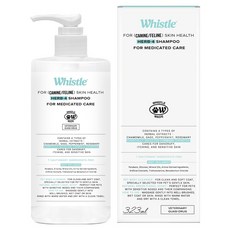 WHISTLE 寵物皮膚健康草本4藥用洗髮精, 323ml, 1個