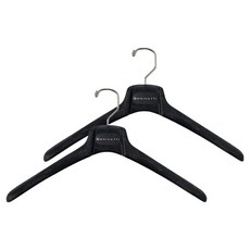 MAINETTI Sartorial 上衣衣架 SAR43, 黑色, 2個