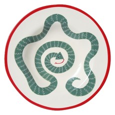 레티티아후제 디너 접시, 스니키 레드, 1개