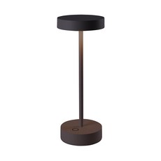 UBiQUA Standy 極簡工業風USB充電式檯燈, IP54防水等級, 壓鑄鋁燈體材質, 1件, 純黑色