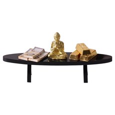 Morningscent 室內裝飾迷你擺件 納骨塔 奉安堂 佛像 + 金條 + 現金捆 全套組合, 混合色