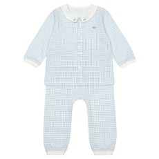 타티네쇼콜라 아동용 BL 엘 체크 실내복 상하의 세트