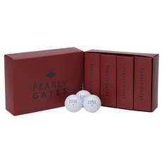 PEARLY GATES 柔軟聚氨酯高彈性3層高爾夫球, 白色, 12顆, 1組