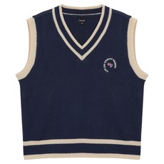 applepink 字母亮點針織背心