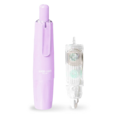 쿠말 360도 회전 접착 양면 풀테이프 6mm x 5m + 리필 세트, 버블퍼플, 1세트