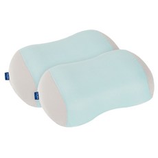 까르마 아네시스 메모리폼 베개, 민트 + 웜그레이, 2개