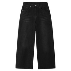 M.N.C 大尺碼水洗寬版彈力牛仔褲 MDIP809KD