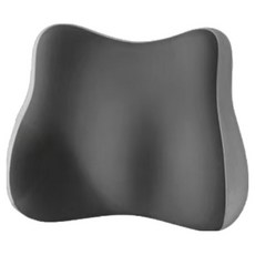 Likes 辦公室必備品 腰椎支撐靠墊, 灰黑色