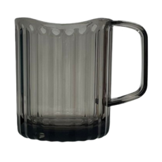 生活King 曲線漱口杯，直徑約8x高約10cm，PS.聚苯乙烯, 4個, 顏色隨機