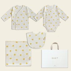 BABY&I 四季新生兒肚衣 + 連身衣 + 包巾 + 圍兜禮盒
