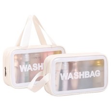 뷰레이터닷컴 메타 방수 수영가방 2종 세트, 화이트