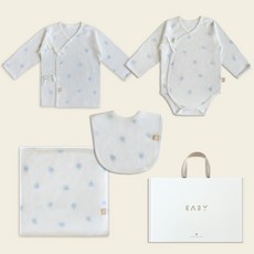 BABY&I 四季新生兒肚衣+連身衣+包巾+圍兜禮盒