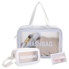 뷰레이터닷컴 메타 방수 수영가방 3종 세트, 화이트