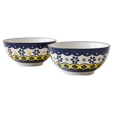 Modern House 雛菊荷葉邊麵碗 17.6cm, 2個, 混色
