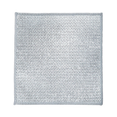 SHIMOYAMA 廚房用雙層銀絲抹布 小貨, 3個, 銀色