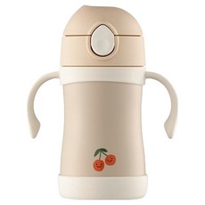 푸고 유아용 프리미엄 뉴트럴 시리즈 빨대컵 TKFE-280, 280ml, 1개, 뉴트럴베이지