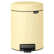 brabantia New Icon 腳踏式垃圾桶, 柔和黃