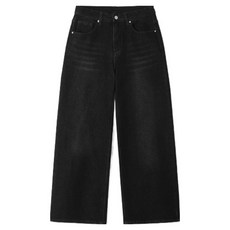 M.N.C 大尺碼 水洗 寬版 彈性長版 牛仔褲 MDIP810KD