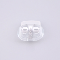 미소로운 다용도 끈길이 조절 버클 18 x 16 x 5 mm, 투명화이트, 10개