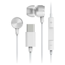 IRIVER Type-C 鋁合金入耳式有線耳機, 白色, ICP-G505