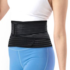 메디탄 의료기기 허리 보호 벨트 복대 블랙 M201, 1개