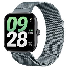 스페이스쉴드 스마트워치 메탈 스트랩, 딥그레이, 1개