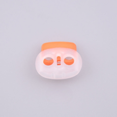 Misoroun 多用途繩長調節扣環 18 x 16 x 5 mm, 10個, 透明深橘色