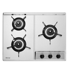 린나이 가스쿡탑 빌트인 3구 건전지 교체형, LPG