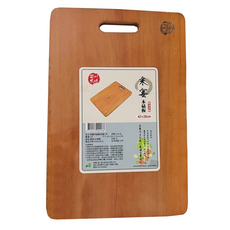 Hesii 采宴 木砧板 全板, 原木色, 1個