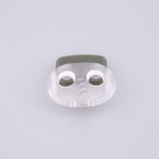 Misoroun 多用途繩長調節扣環 18 x 16 x 5 mm, 10個, 透明灰色