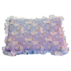 daysoy 寵物荷葉邊可愛坐墊, 01紫色兔子, 1個