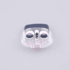 Misoroun 多用途繩長調節扣環 18 x 16 x 5 mm, 10個, 透明海軍藍