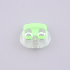 Misoroun 多用途繩長調節扣環 18 x 16 x 5 mm, 10個, 透明綠色