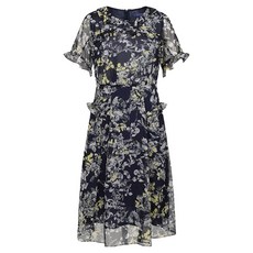 올리비아하슬러 여성용 꽃무늬 나염 쉬폰 원피스 OHCMOP201