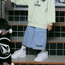 볼컴 아동용 하프 데님 팬츠 VJCTDPE15034