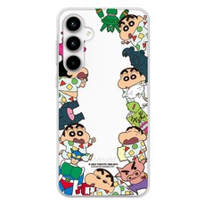 코쿼드 짱구는못말려 와글와글 클리어 휴대폰 케이스