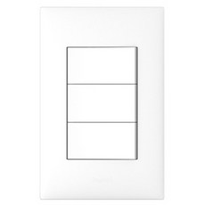 Legrand 羅格朗 Apella簡約3孔開關 白色, 1個