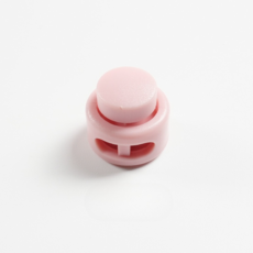 Misoroun 基本圓形背帶長度調節扣環 19 x 17 x 5 mm, 淺粉色, 10個