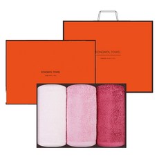 Songwol 松月 黑標 170g 40支精梳棉 3件組禮盒, 1套, 淺粉色 + 粉色 + 深粉色