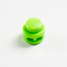 미소로운 기본원형 끈길이조절 버클 19 x 17 x 5 mm, 형광그린, 10개