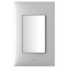 Legrand 羅格朗 Apella Simple 3路1開關 銀色, 1個