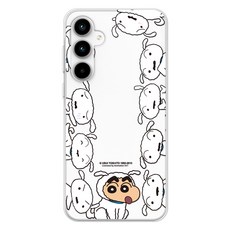 코쿼드 짱구는못말려 와글와글 클리어 휴대폰 케이스