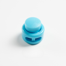 Misoroun 基本圓形背帶長度調節扣環 19 x 17 x 5 mm, 淺藍色, 10個