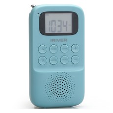 아이리버 휴대용 블루투스 스피커 라디오 MP3플레이어, IRS-C707, 씨그린