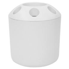 Hachiman Kasei 八幡化成 抗菌牙刷架/牙刷放置架/收納架, 白色, 1個