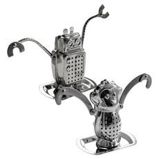 Tea Story 不鏽鋼機器人濾茶器 + 猴子泡茶器組合, 1套