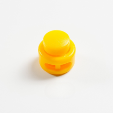 미소로운 기본원형 끈길이조절 버클 19 x 17 x 5 mm, 레몬옐로우, 10개