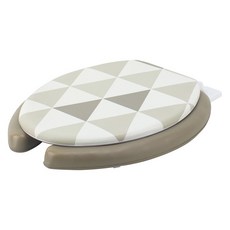 TUTU PAPA 現代三角軟墊馬桶蓋 U型, 1個, 混合色