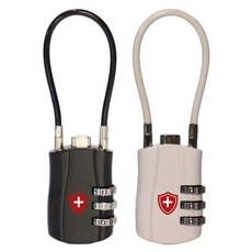 마터혼 컬러 와이어 다이얼 자물쇠 화이트 + 블랙 세트, 1세트