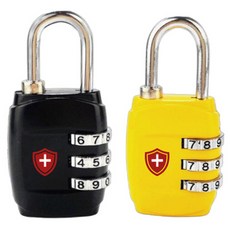 馬特洪峰 密碼安全鎖 黑色 + 黃色套組, 1套